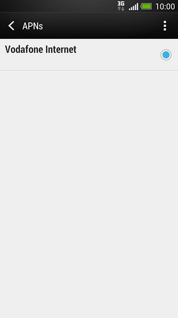Press the field next to the data connection to fill in the field.