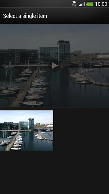 Go to the required folder.Press the required picture.