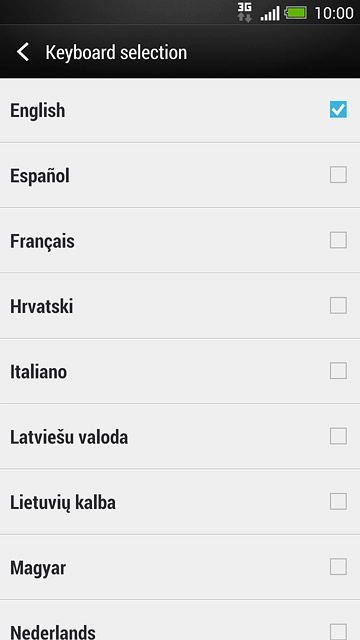 Press the required language until the display tells you that is has been added.