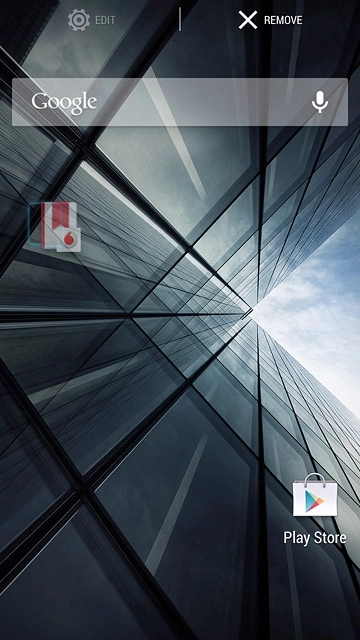 Drag the shortcut to REMOVE.