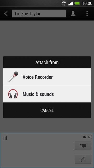 Press Music & sounds.