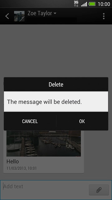 Press OK to confirm.