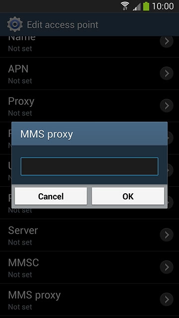 Key in 10.202.2.60 and press OK.