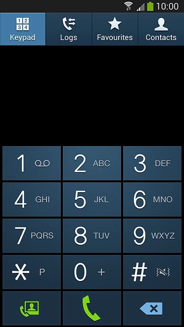 Press and hold 1 to call voicemail.