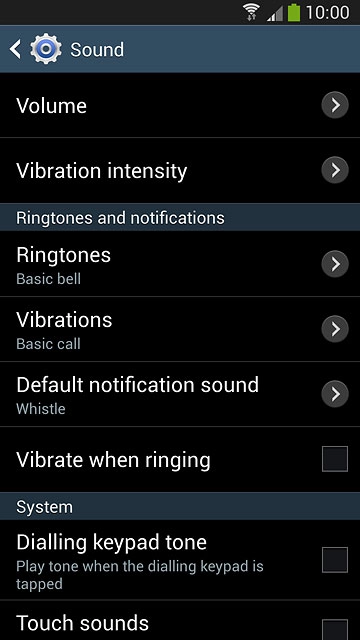 Press Ringtones.