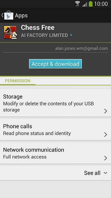 Press Accept & download.
