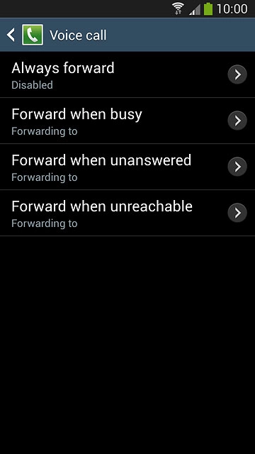 Forward when busy