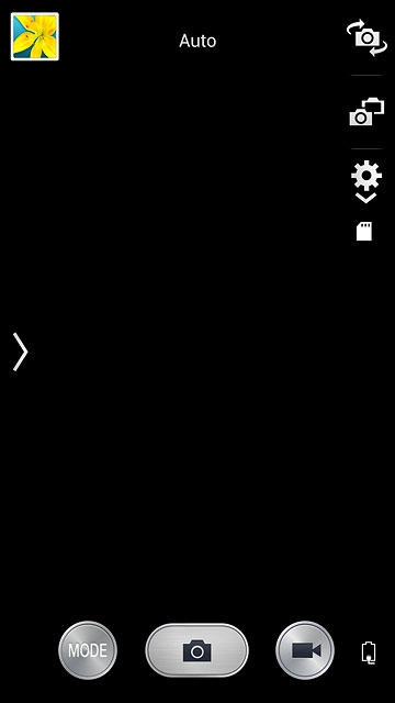 Press the settings icon.