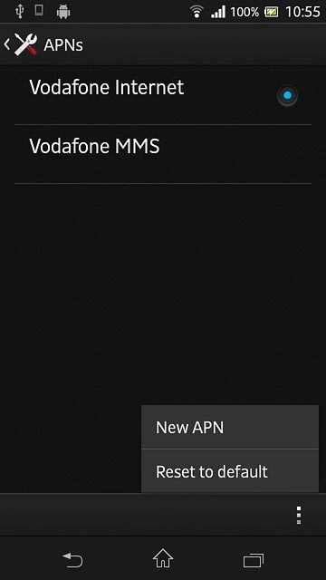 Press New APN.