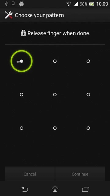 Press and drag a point to connect at least four points.