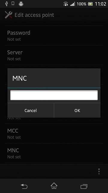 Key in 03 and press OK.