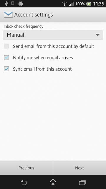 Press the drop down list below 