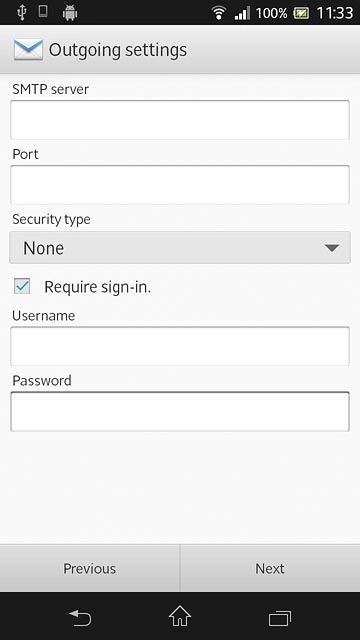 Press the field below 