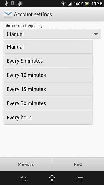 Press Manual or the required period.