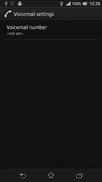 Press the home icon to return to the home screen.