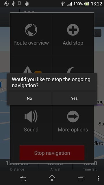 Press Yes to confirm.