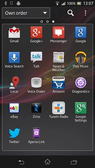 Press Google Settings.