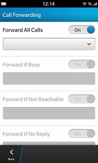 Press the indicator next to the divert types to cancel all diverts.