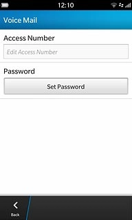 Press the field below Access Number.