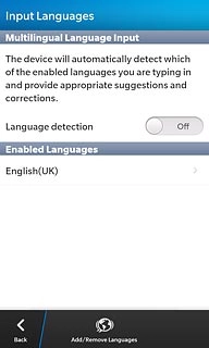 Press Add/Remove Languages.