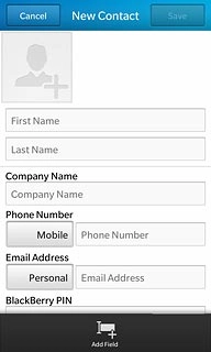 Press First Name and key in the required first name.