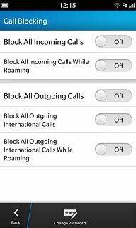 Block All Incoming Calls While Roaming
