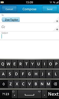 Press Subject and key in the required subject.