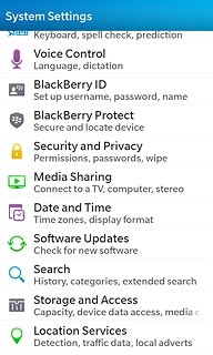 Press Location Services.