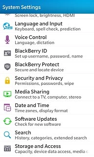 Press Storage and Access.