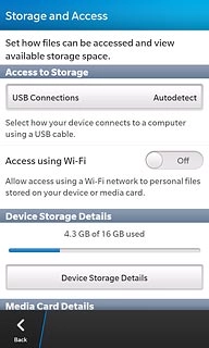 Press USB Connections.