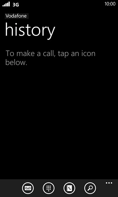 Press the dots in the bottom right corner of the display.