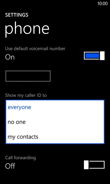 Press everyone, no one or my contacts.