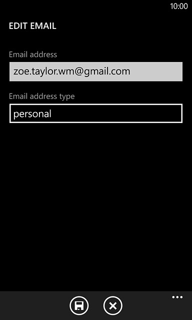 Press the field below 