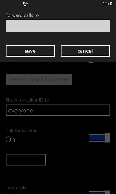 Key in +61414121121 and press save.