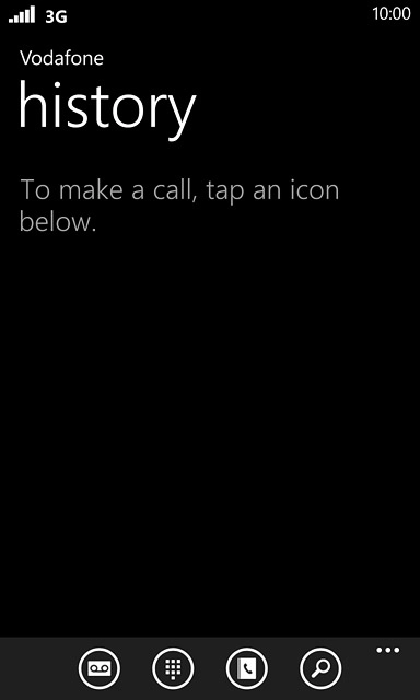 Press the voicemail icon.