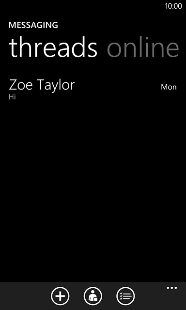 Press the dots in the bottom right corner of the display.