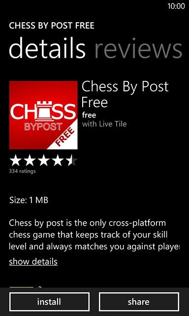 To install a free app:Press install.