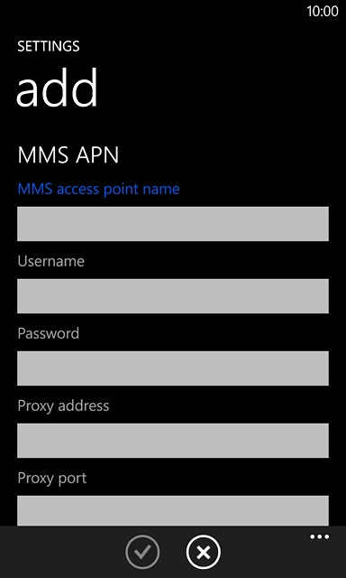 Press the field below 