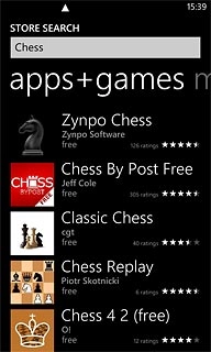 Press the required app.