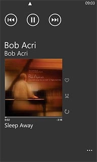 To go to the next audio file:Press arrow right.