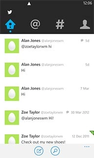 Press the required tweet.