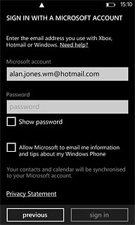 Press the field below 