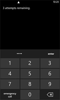Key in a new four-digit PIN and press enter.