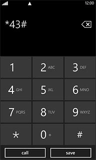Key in *43# and press call.