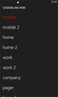 Press the required number type.