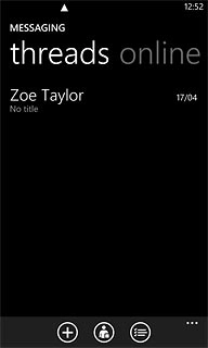 Press the dots in the bottom right corner of the display.