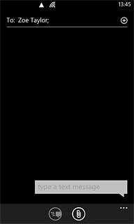 Press type a text message.Write the text for your picture message.