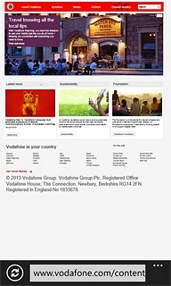 Press the dots in the bottom right corner of the display.