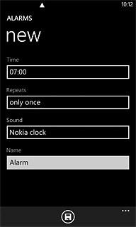 Press the field below 