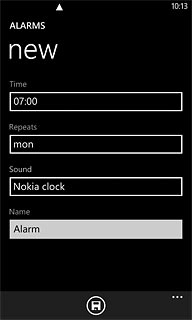 Press the save icon.